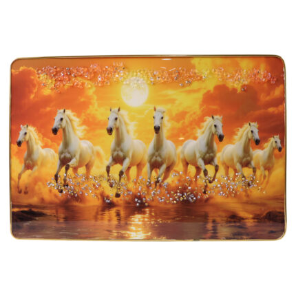 Seven Horses Wall Art – 12x18 Inch